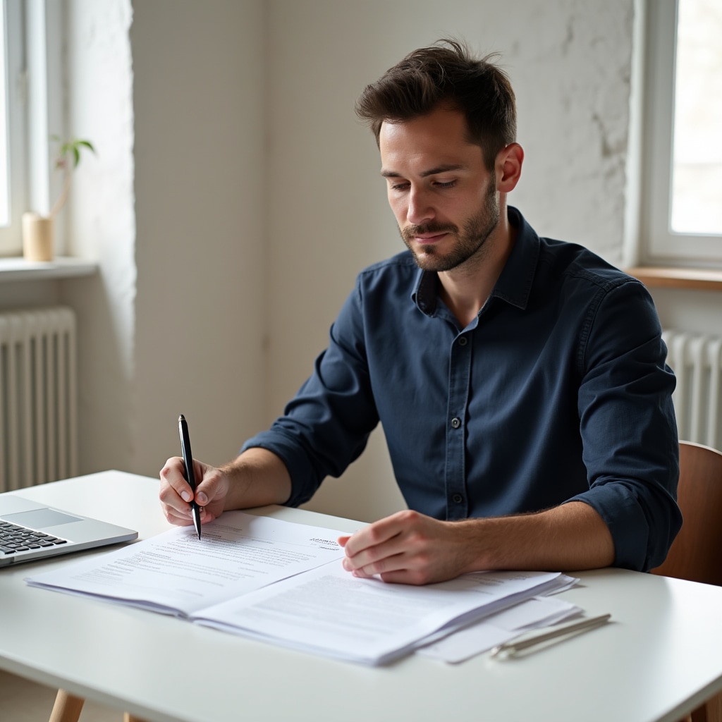 Professional portfolio and resume materials being created